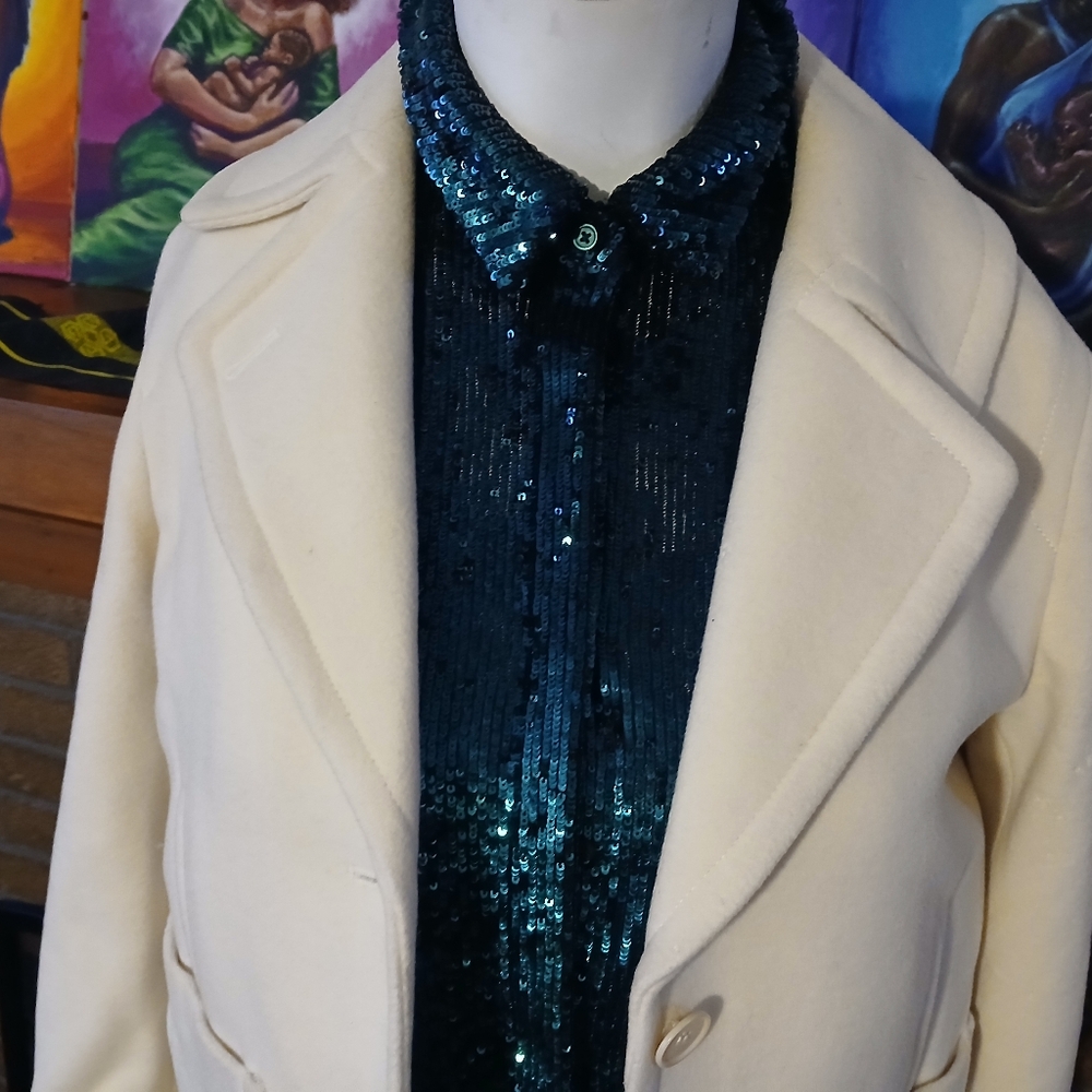 Cream Wool Coat
